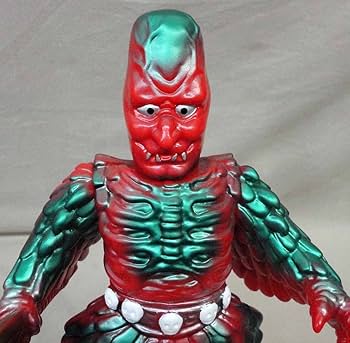 Amazon.co.jp: M1号ソフビ ダイモン 赤 妖怪大戦争 ブルマァク 怪獣